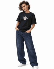 Ideas After Coffee | Women's Black T-shirt | Coffee