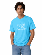 Certified Chaos Coordinator | Men's SkyBlue T-shirt | The Sibling Edit