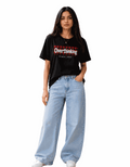 Overthinker | Women's Black T-shirt | The Sibling Edit