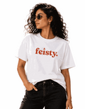 Feisty | Women's Off-White T-shirt | The Sibling Edit