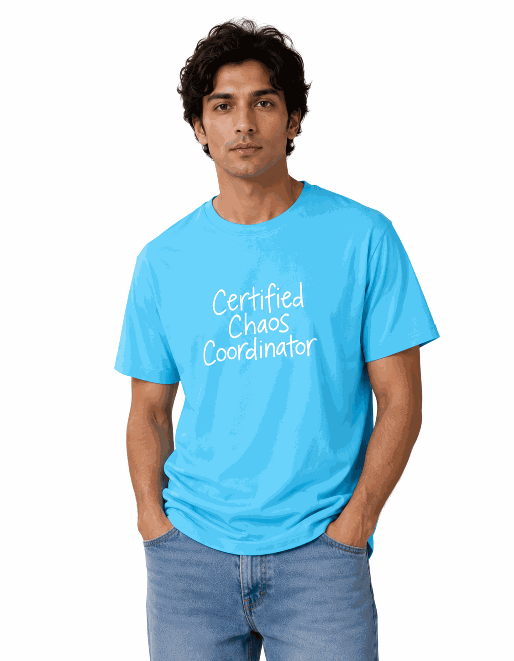 Certified Chaos Coordinator | Women's SkyBlue T-shirt | The Sibling Edit