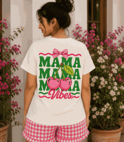 Mama Vibes | Women's Off-White T-shirt | Mom To Be