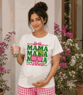 Mama Vibe | Women's Off-White T-shirt | Mom To Be