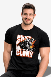 No Grit No Glory | Men's Black T-shirt | Muscle and Mind