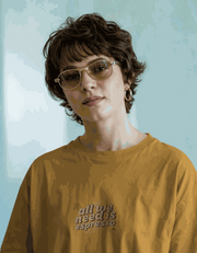 Only Espresso | Women's Mustard T-shirt | Coffee