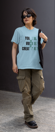 "Your Vibe Creates Your Tribe" | Women’s Motivational T-shirt