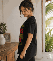 Tiny Kicks Club | Women's Black T-shirt | Mom To Be