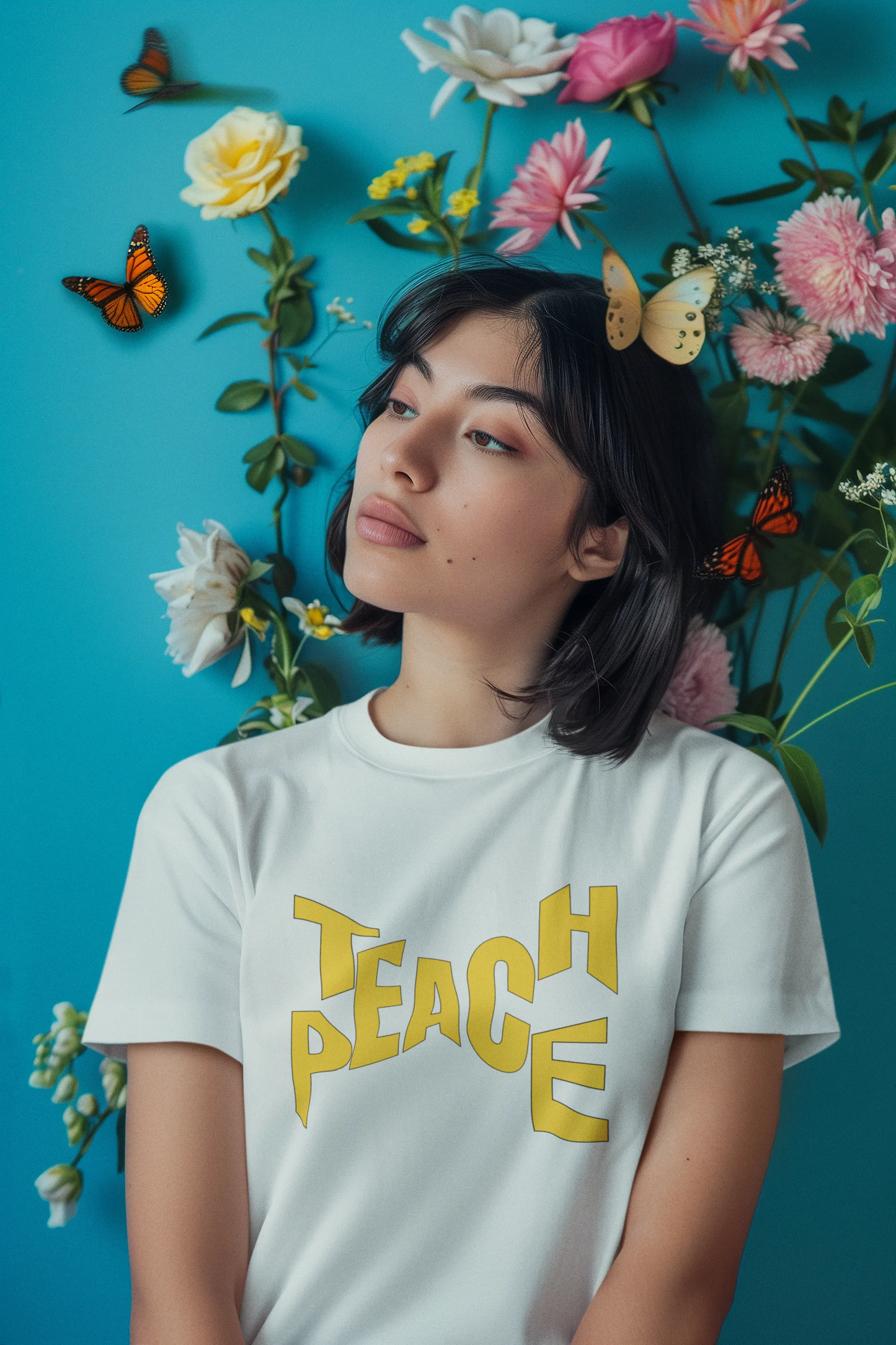 "Teach Peace" | Women’s Motivational T-shirt