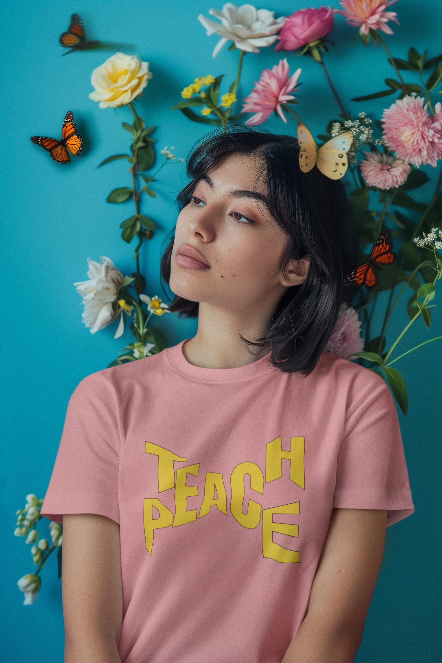 "Teach Peace" | Women’s Motivational T-shirt