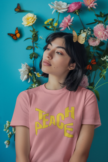 "Teach Peace" | Women’s Motivational T-shirt