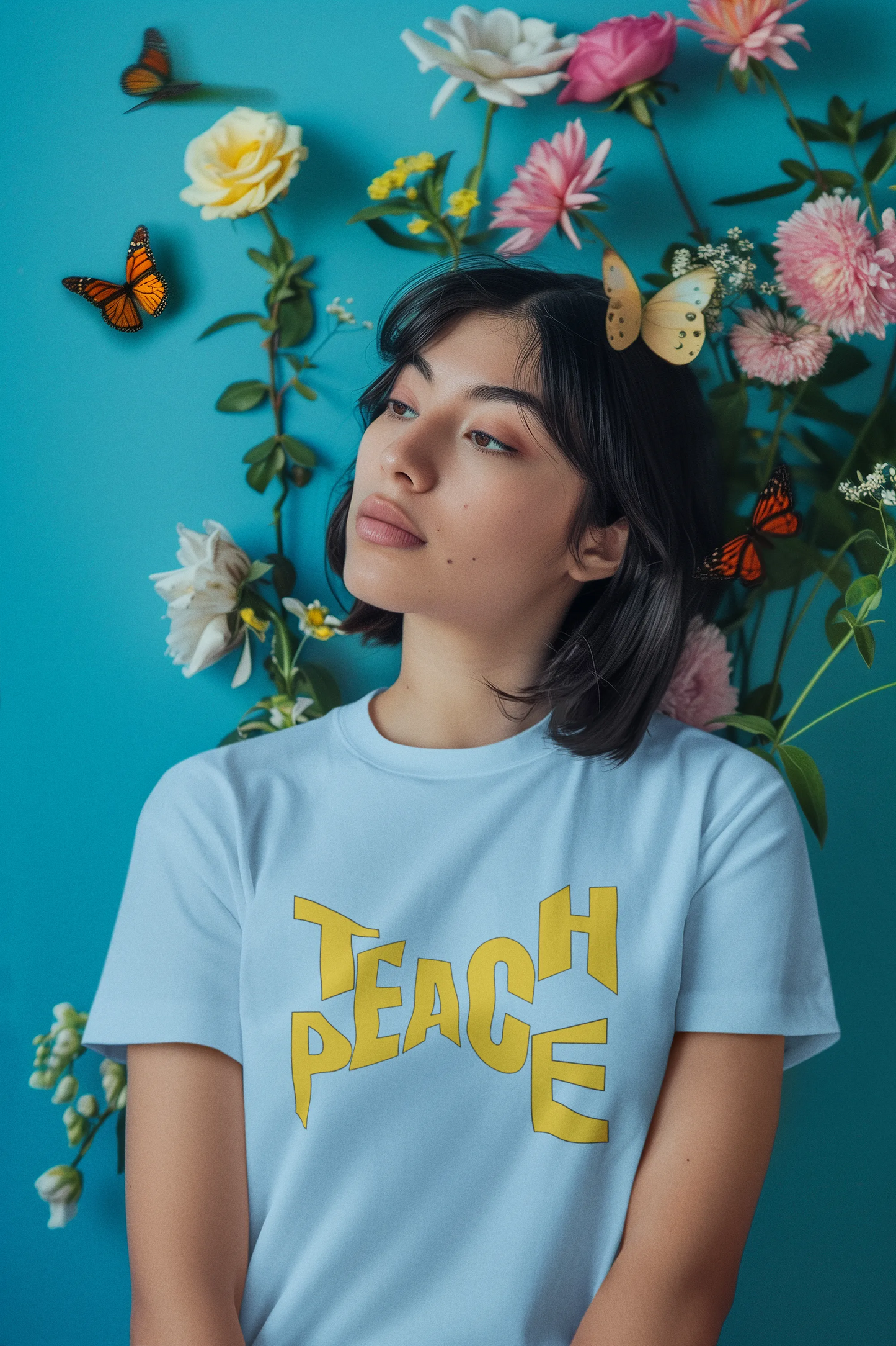 "Teach Peace" | Women’s Motivational T-shirt