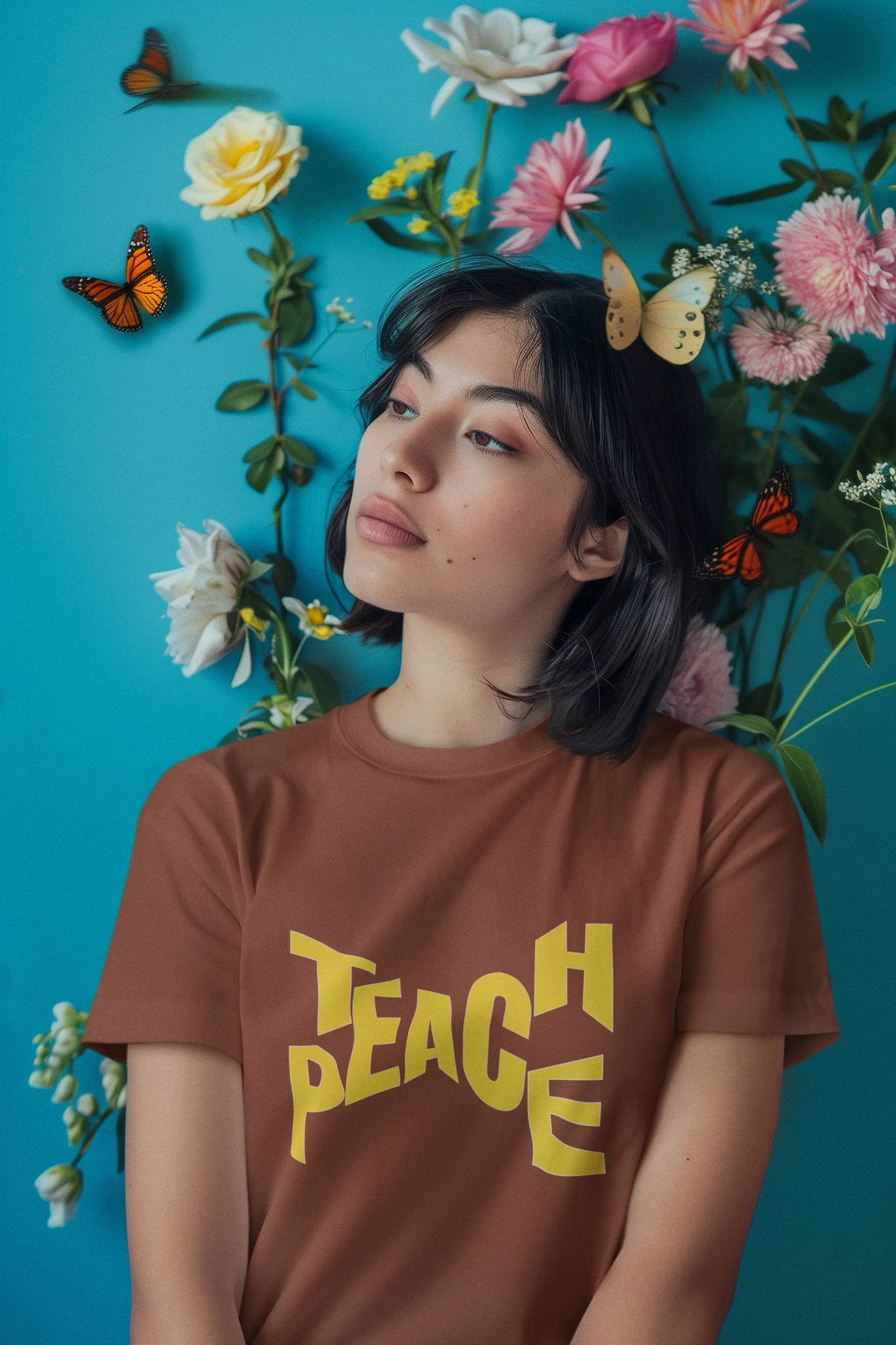 "Teach Peace" | Women’s Motivational T-shirt