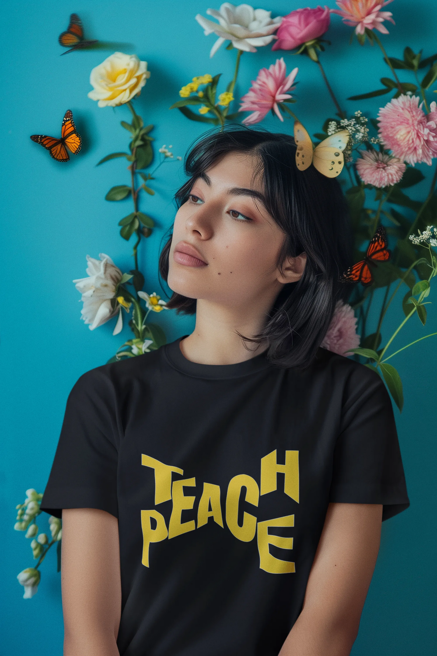 "Teach Peace" | Women’s Motivational T-shirt