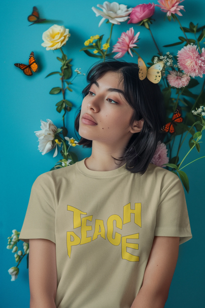 "Teach Peace" | Women’s Motivational T-shirt