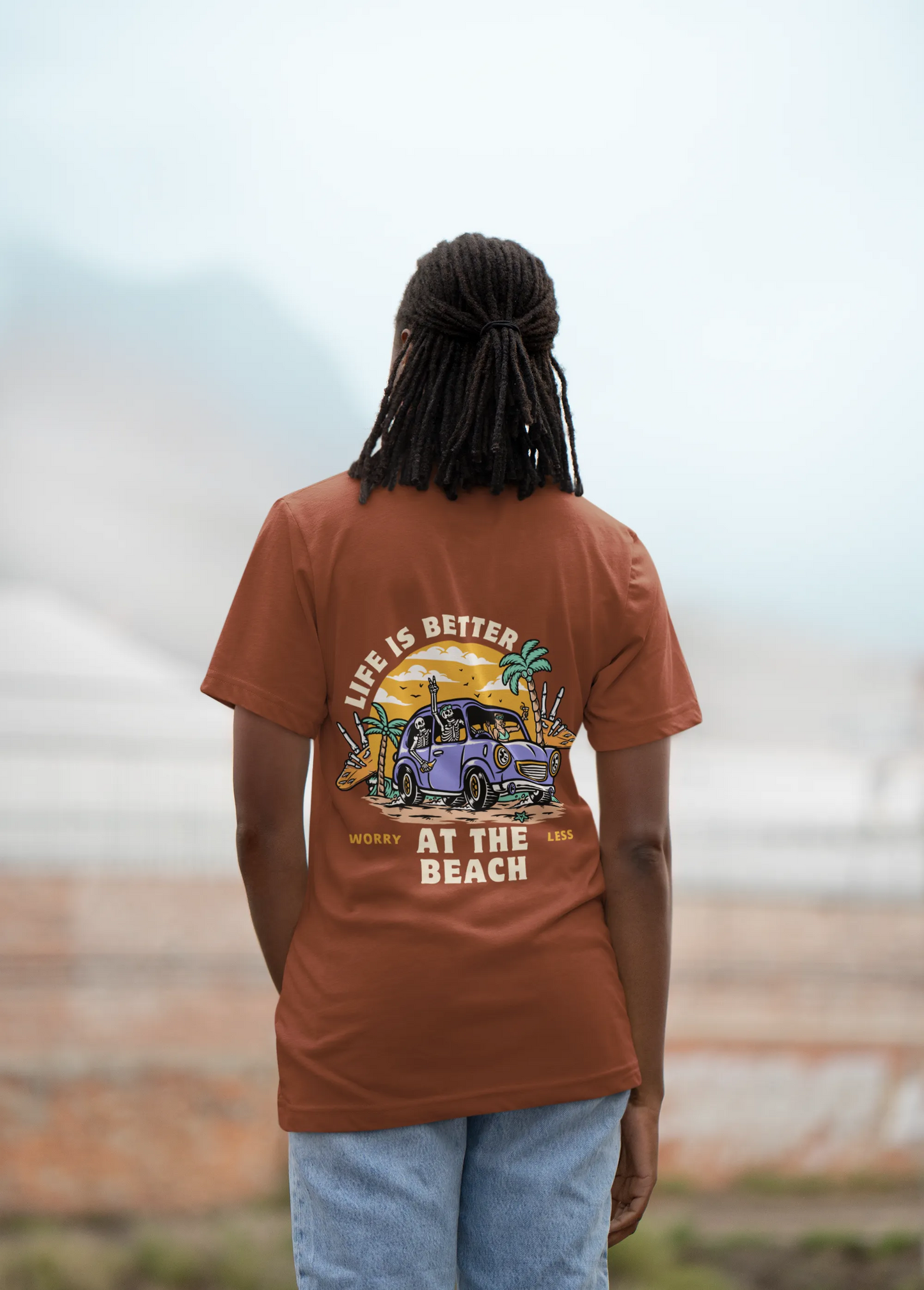 "Life is Better at The Beach" | Women 's T-Shirt for Travellers