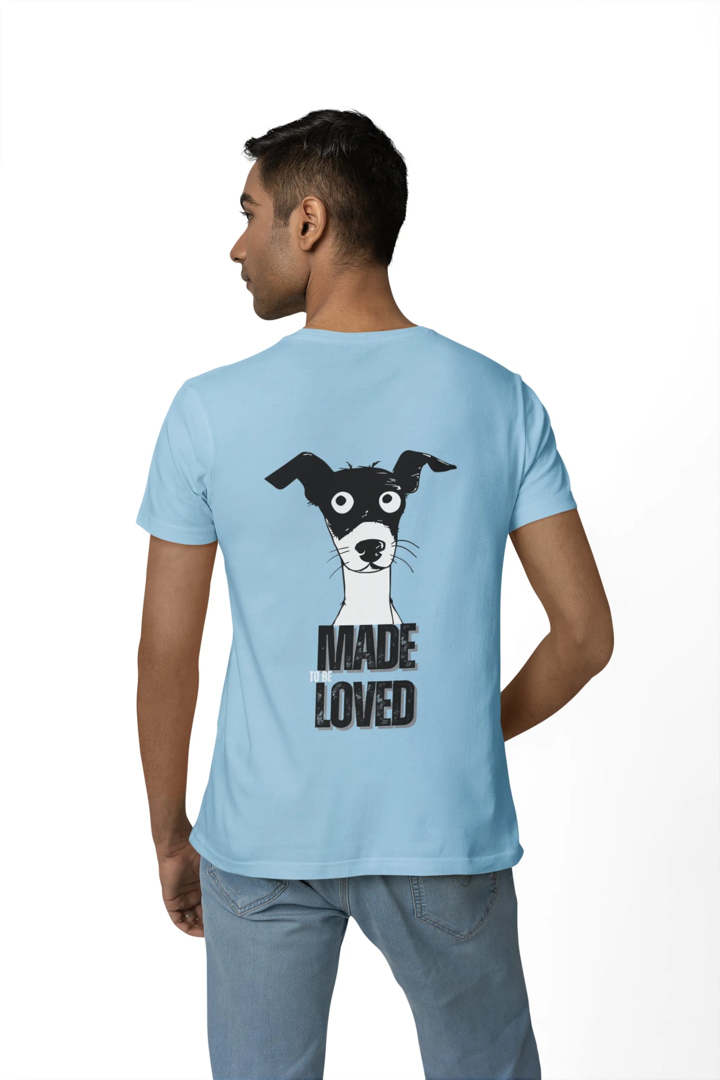 "Made to be Loved" | Men 's T-Shirt for Love For Animals