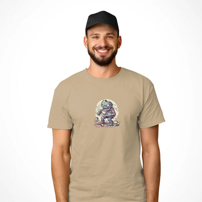 "Brains? No Thanks, Just Tea" | Men’s T-shirt for Tea Lovers