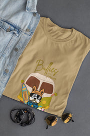 "Bullies Forever Surf Van T-Shirt – Cool French Bulldog Tee " | Women’s T-shirt for Animal Lovers