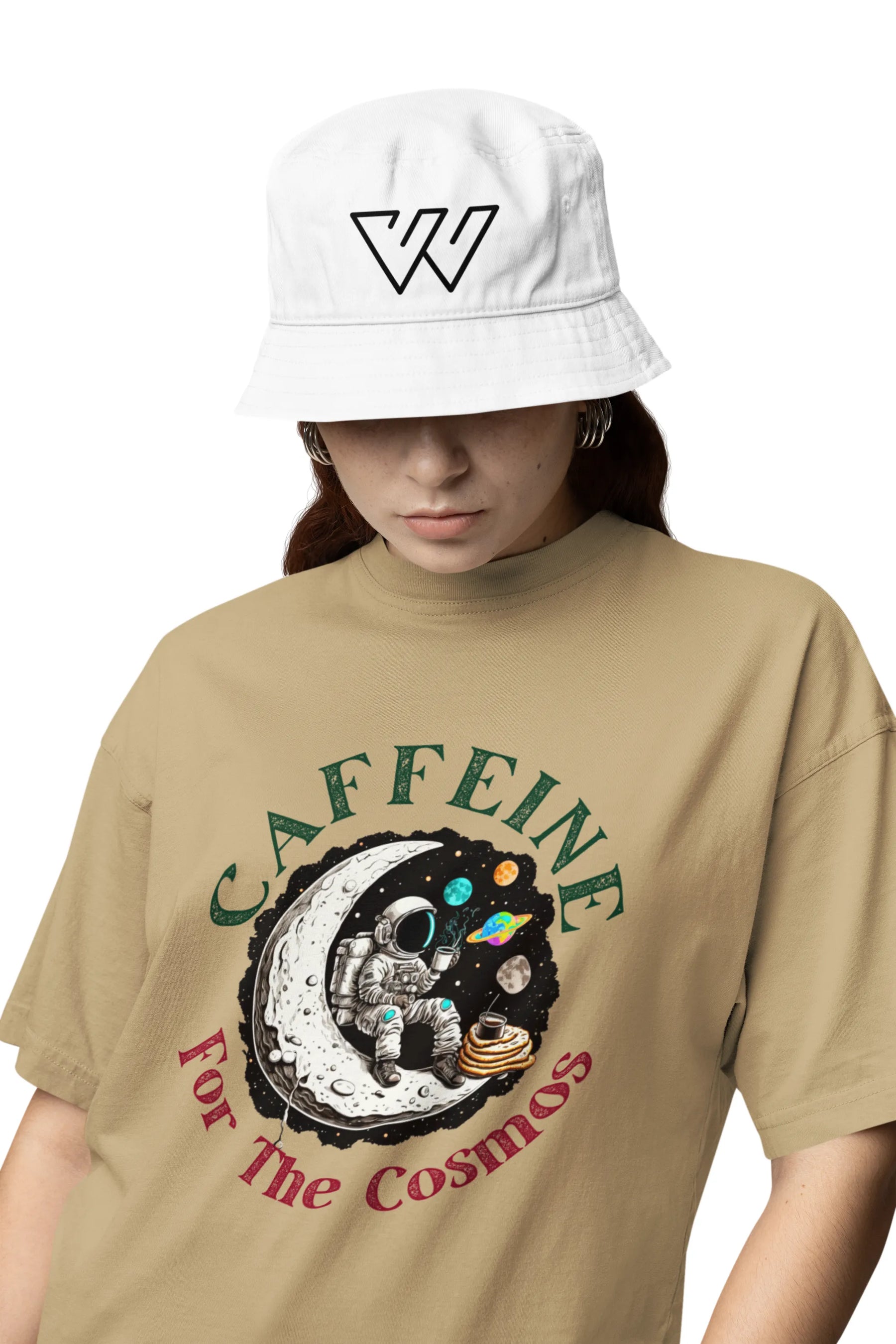 "Caffeine For The Cosmos" | Women’s Coffee Lovers T-shirt