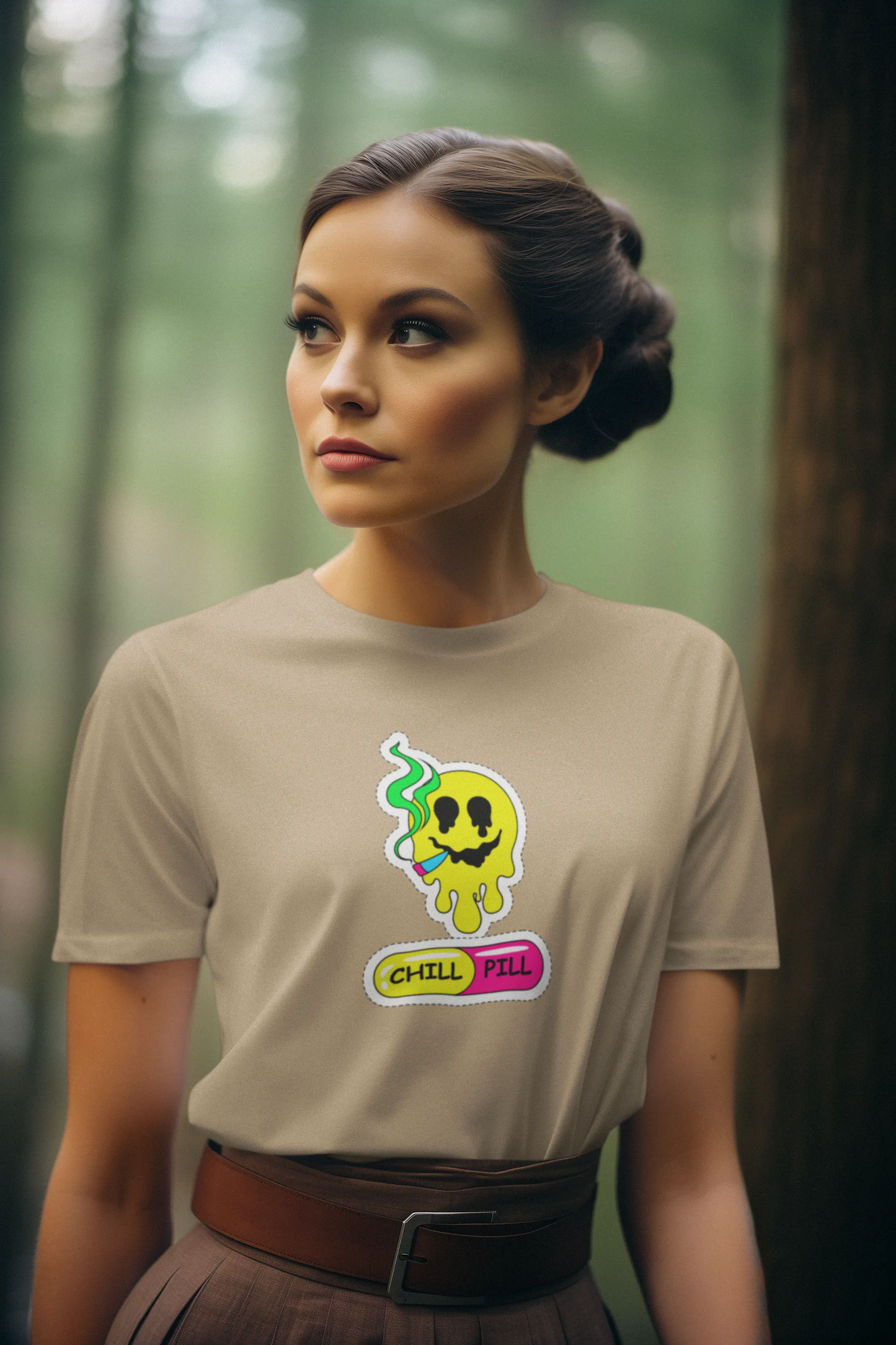 "Chill Pill Cartoon T-Shirt – Trippy Streetwear for Cartoon Lovers" | Women’s T-shirt for Cartoon Lovers