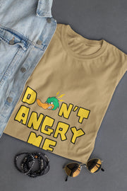 "Don’t Angry Me – Angry Duck Attitude T-Shirt" | Men’s T-shirt for Animal Lovers