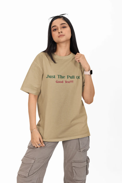 "Gravity? Nah - Just The Pull of Good Tea" | Women’s T-shirt for Tea Lovers