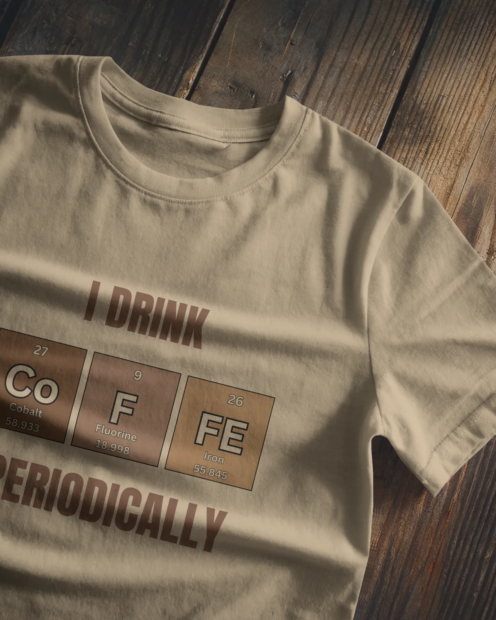 "I Drink Coffee Periodically" | Men’s Coffee Lovers T-shirt