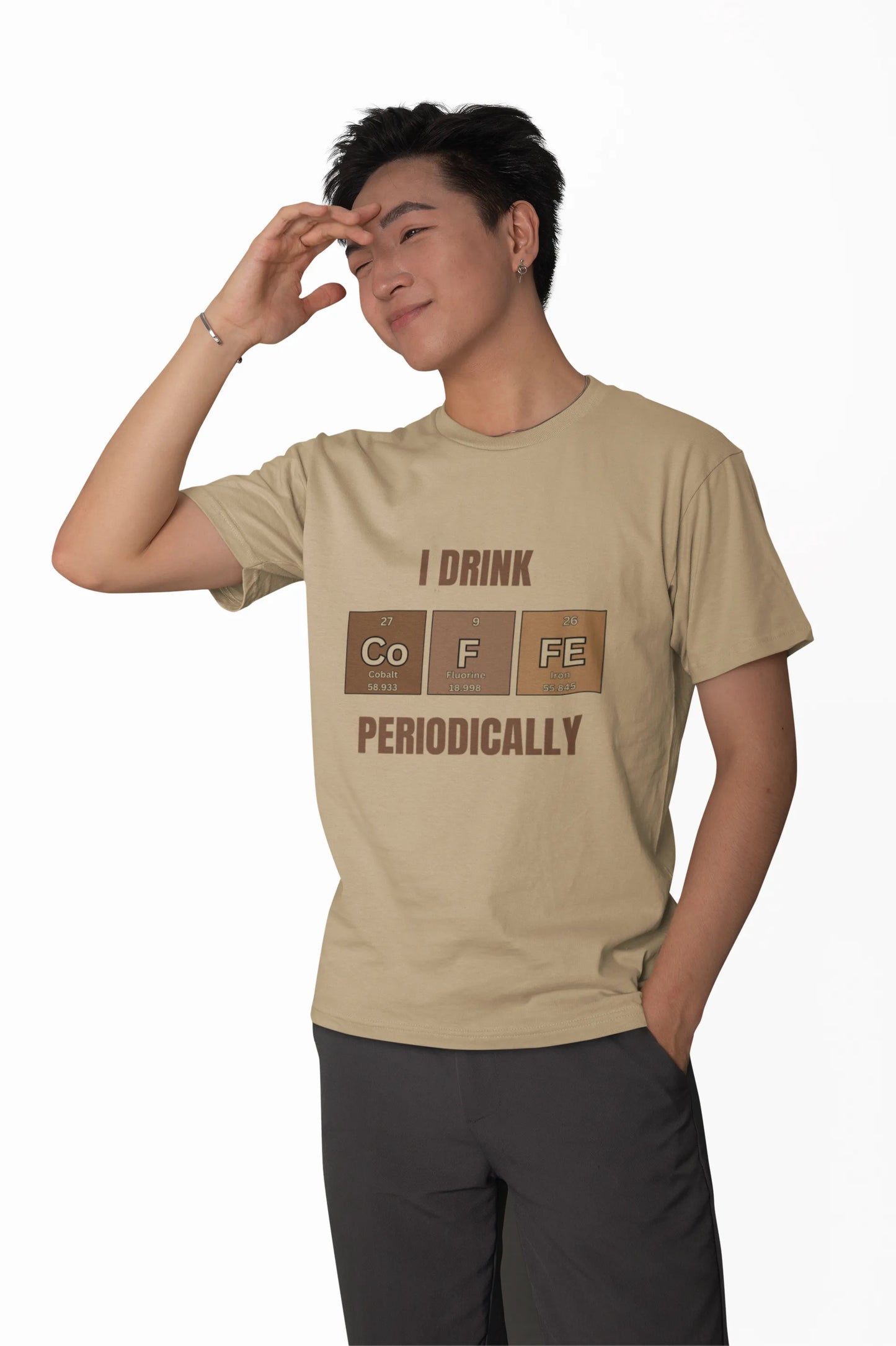 "I Drink Coffee Periodically" | Men’s Coffee Lovers T-shirt