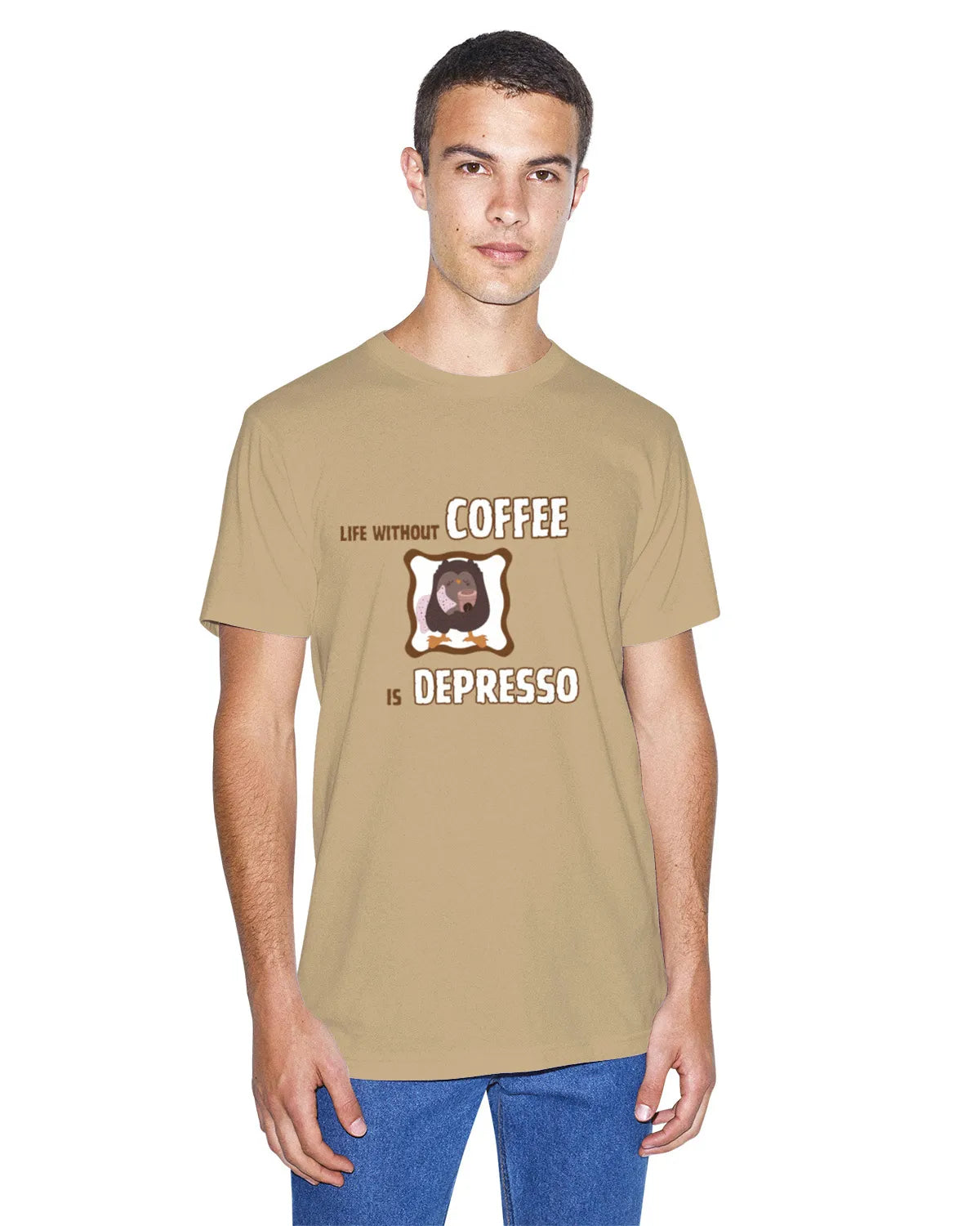 "Life Without Coffee Is Depresso" | Men’s Coffee Lovers T-shirt