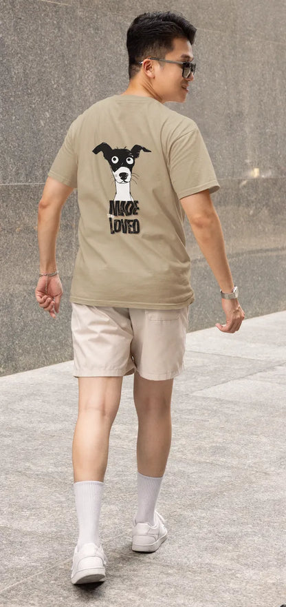 Made to Be Loved – Loyal Rescue Dog T-Shirt for Men