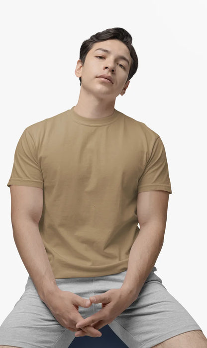 "S" - Men’s Regular Fit Solid T-shirt