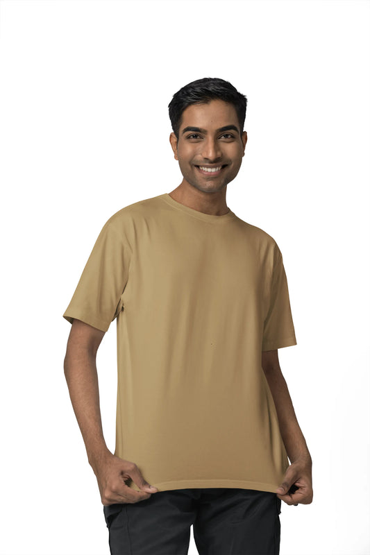 "M" - Men’s Relaxed Fit Solid T-shirt
