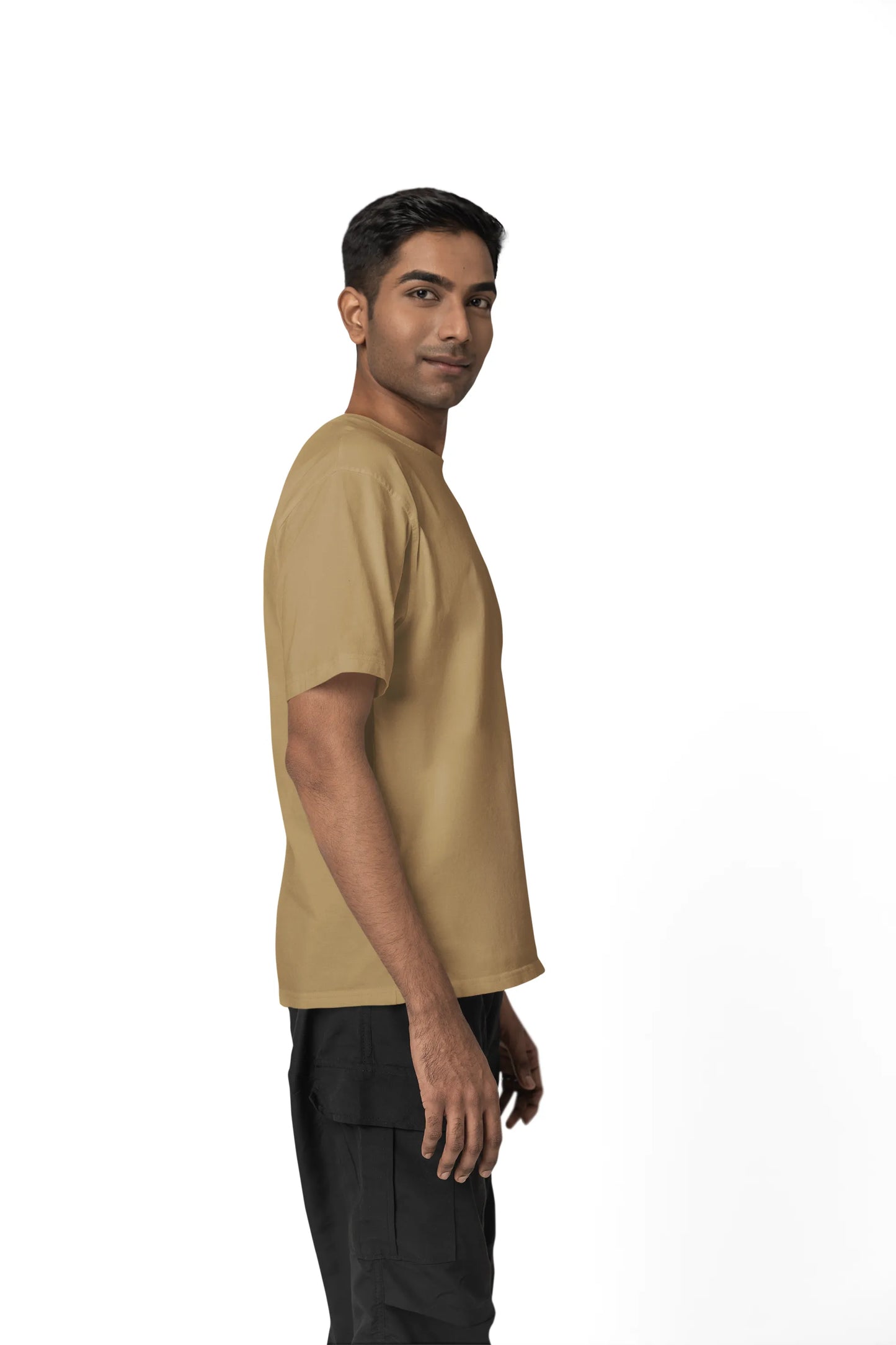 "M" - Men’s Relaxed Fit Solid T-shirt