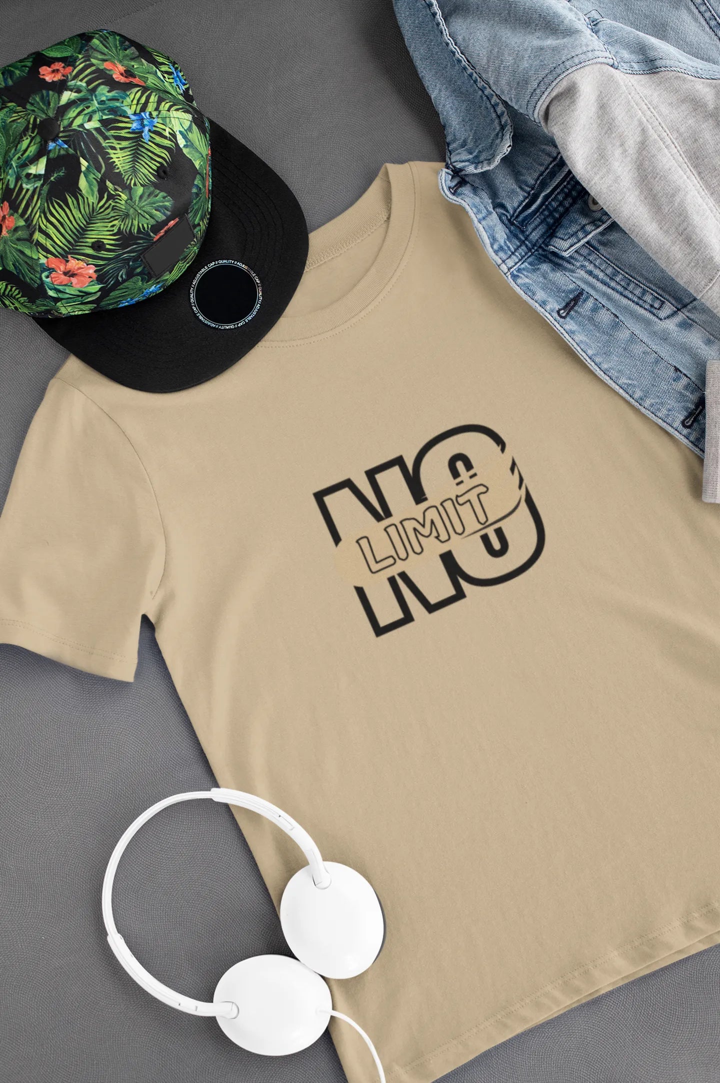 "No Limit" | Men’s Motivational T-shirt