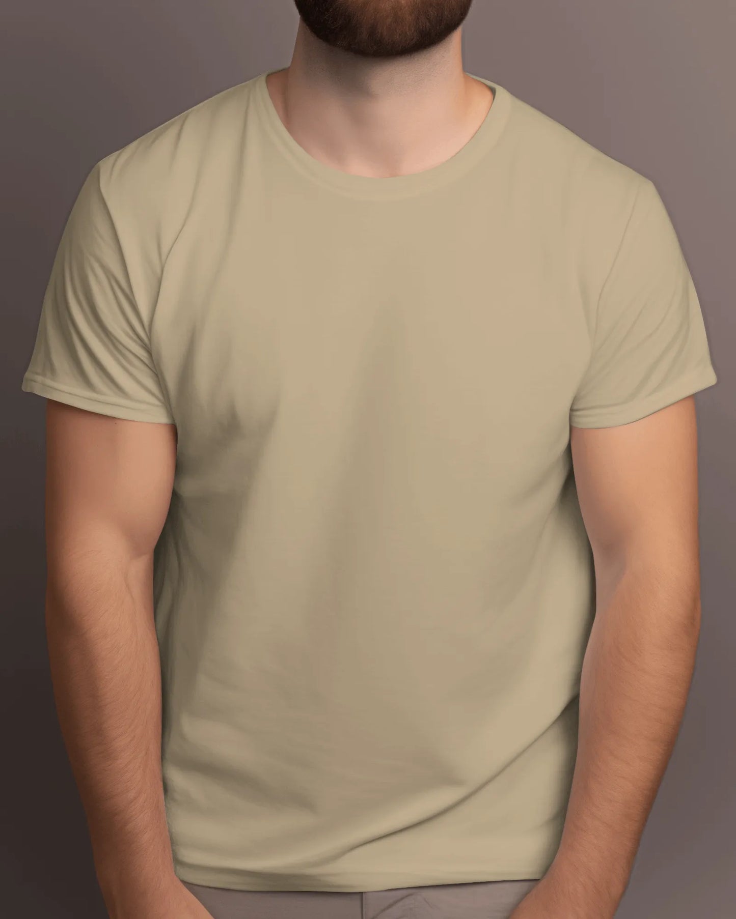 "M" - Men’s Regular Fit Solid T-shirt