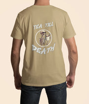 "Tea Till Death" | Men’s T-shirt for Tea Lovers