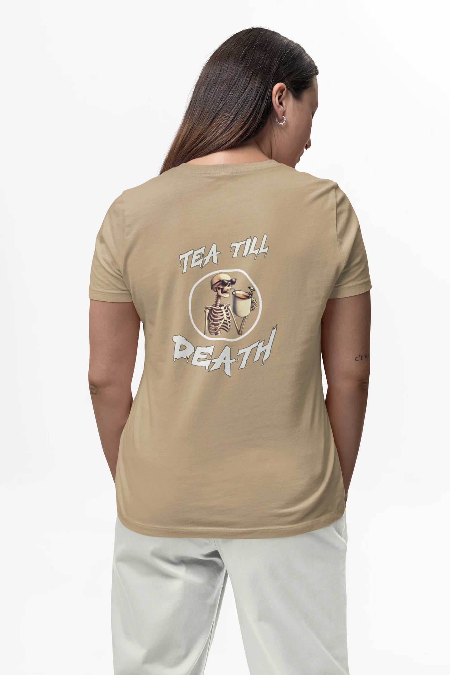 "Tea Till Death" | Women’s T-shirt for Tea Lovers