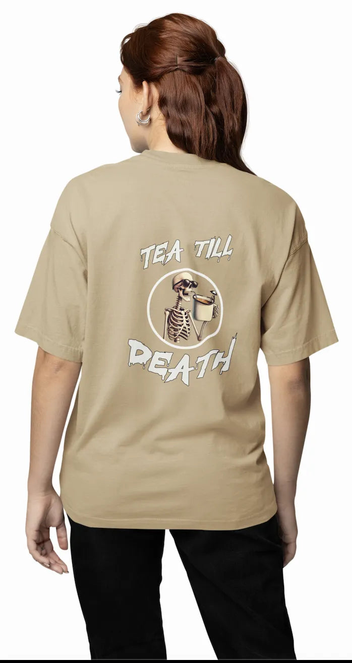 "Tea Till Death" | Women’s T-shirt for Tea Lovers