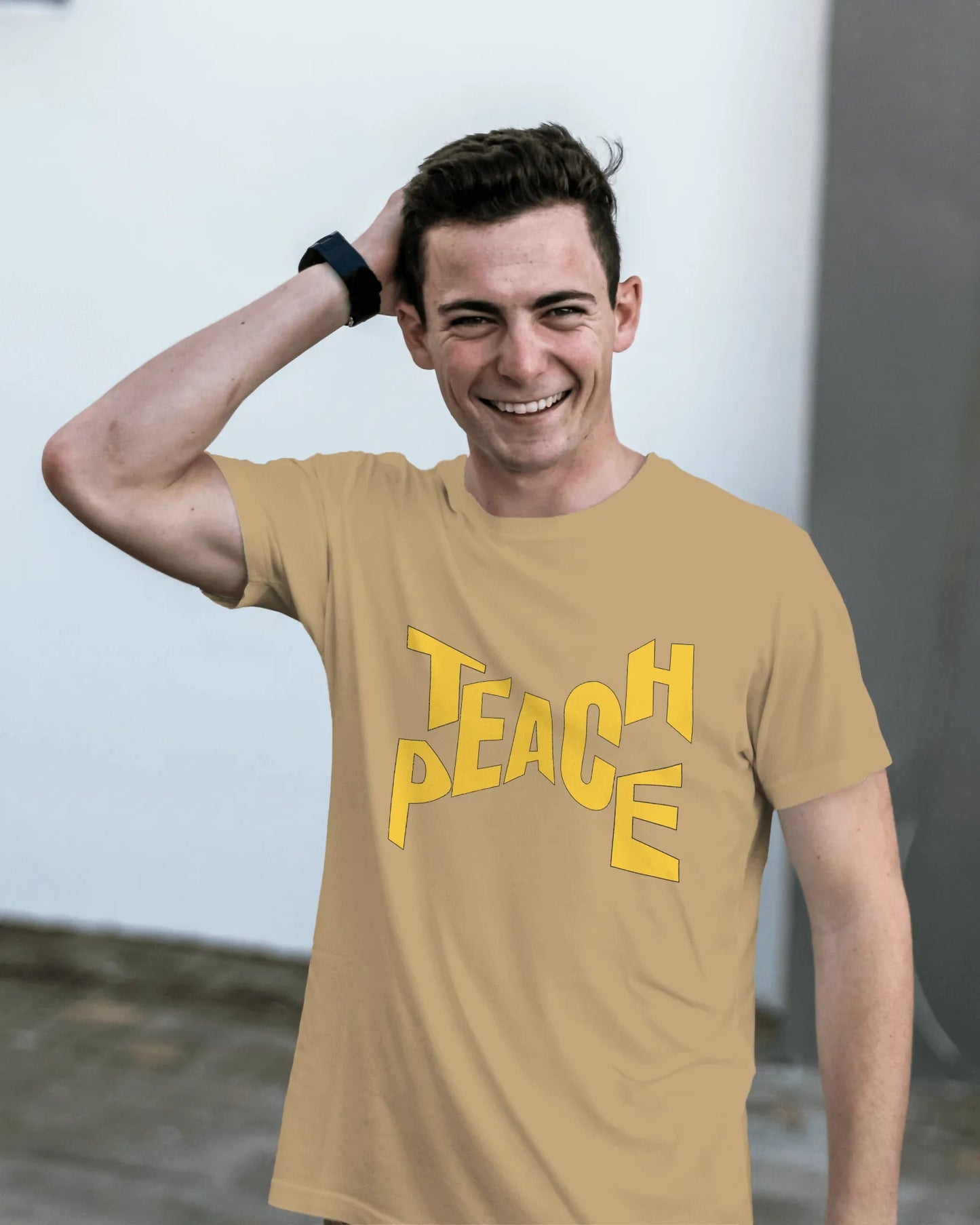 "Teach Peace" | Men’s Motivational T-shirt