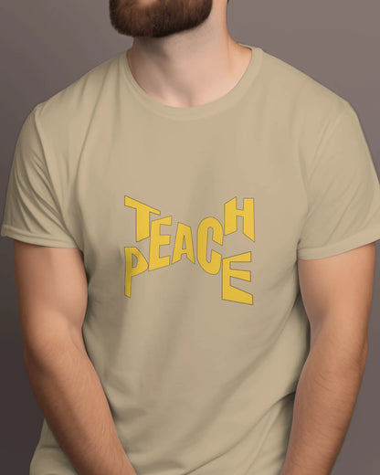 "Teach Peace" | Men’s Motivational T-shirt