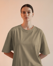 "XL" - Women’s Oversize Fit Solid T-shirt