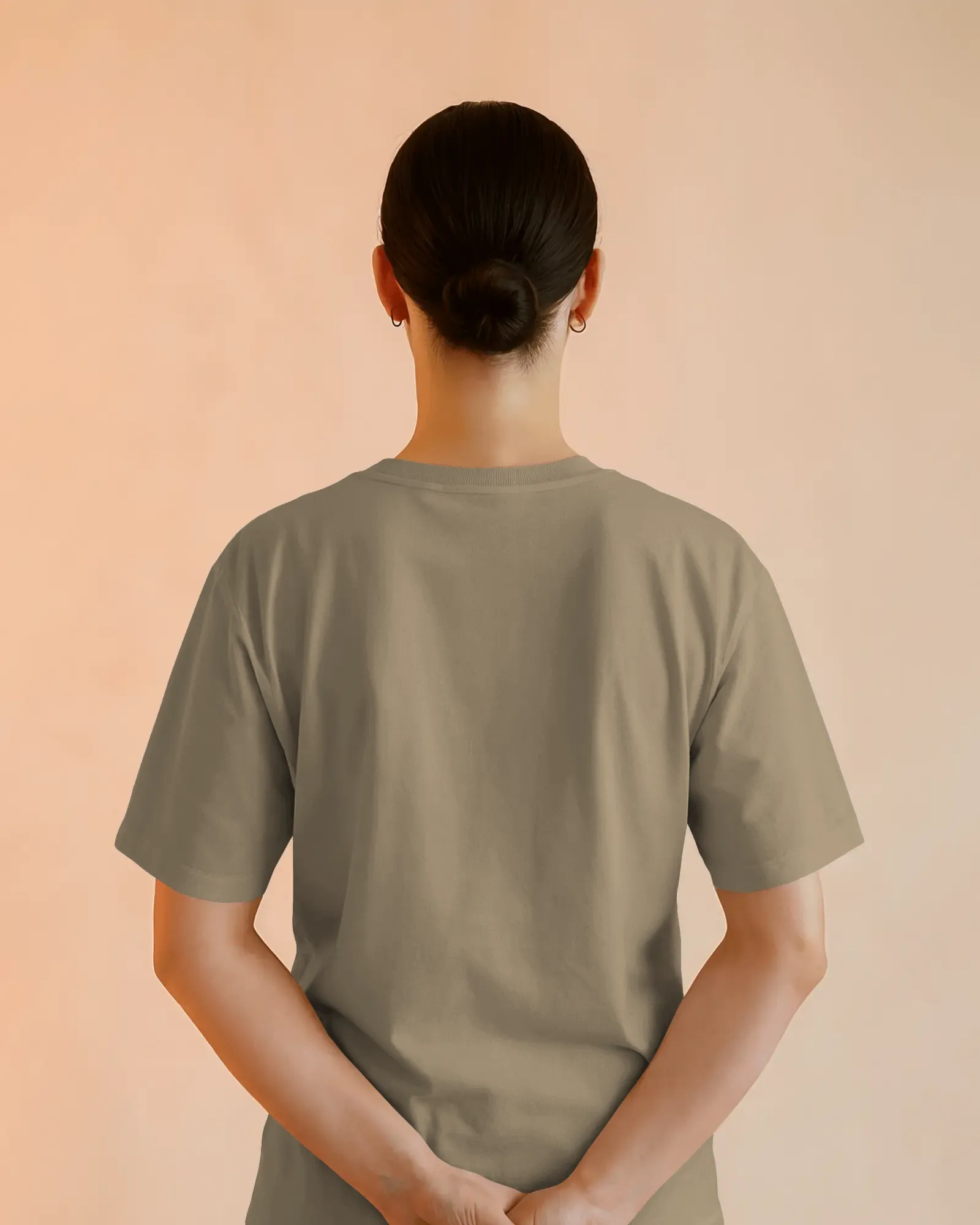 "M" - Women’s Oversize Fit Solid T-shirt