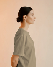 "M" - Women’s Oversize Fit Solid T-shirt