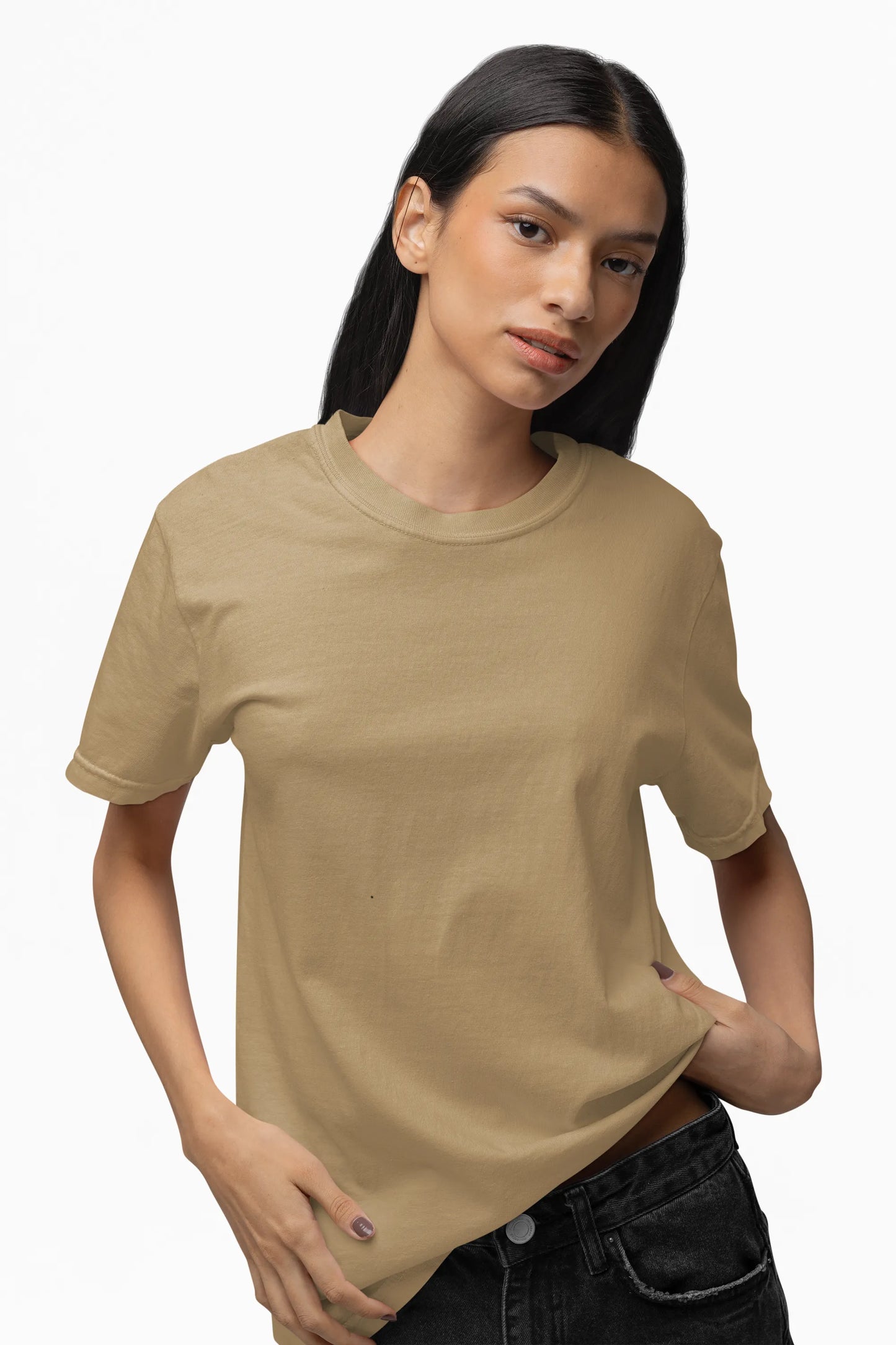 "L" - Women’s Relaxed Fit Solid T-shirt