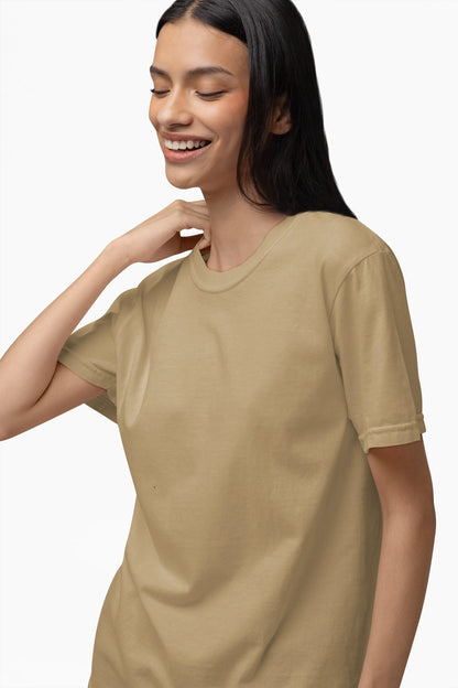 "L" - Women’s Relaxed Fit Solid T-shirt