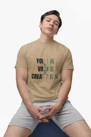 "Your Vibe Creates Your Tribe" | Men’s Motivational T-shirt