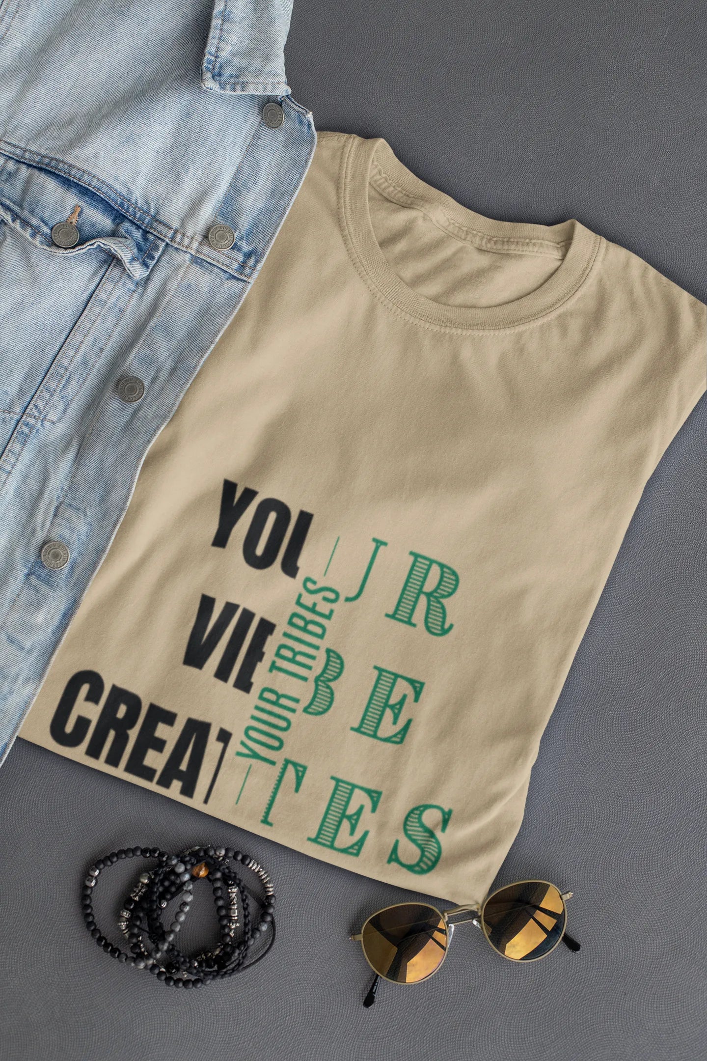 "Your Vibe Creates Your Tribe" | Men’s Motivational T-shirt
