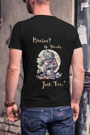 "Brains? No Thanks, Just Tea" | Men’s T-shirt for Tea Lovers