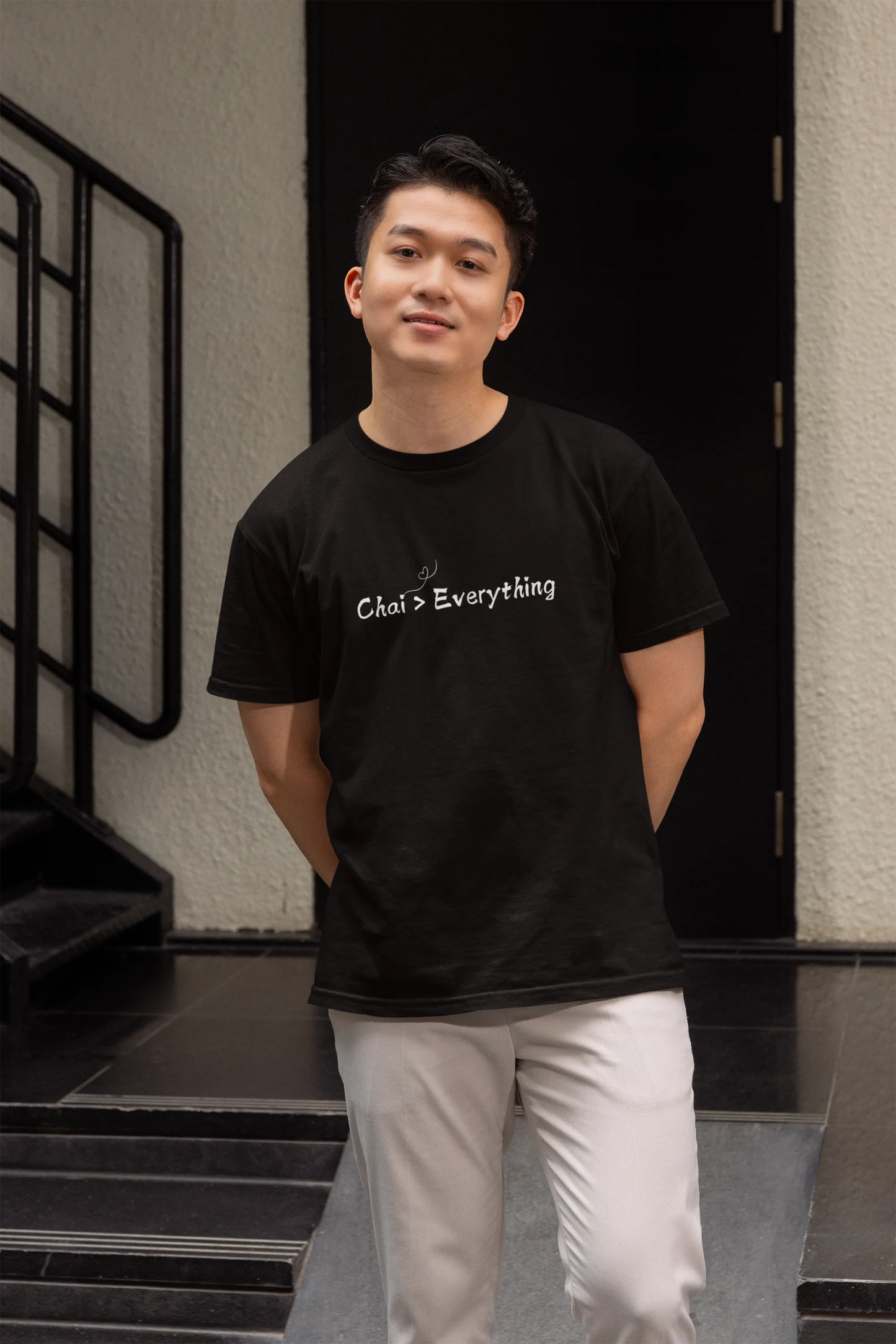 "Chai > Everything" | Men’s T-shirt for Tea Lovers
