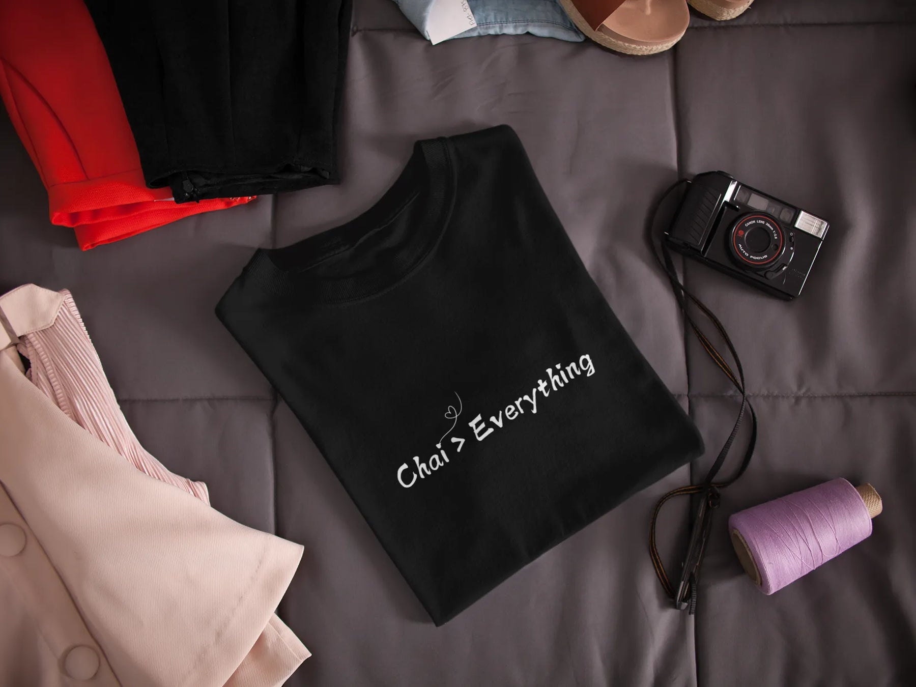 "Chai > Everything" | Women’s T-shirt for Tea Lovers